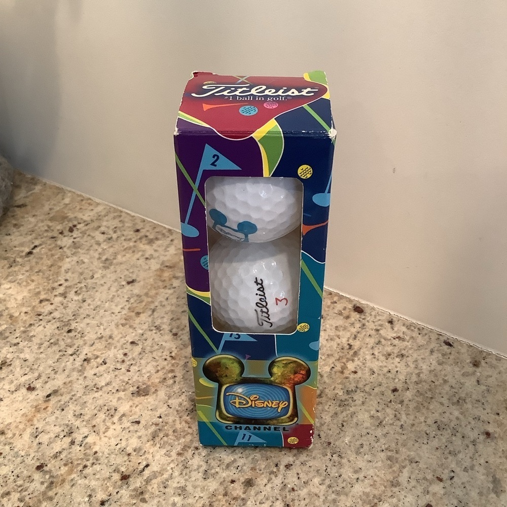 Titleist Disney Channel Golf Ball Set of 3 NIB